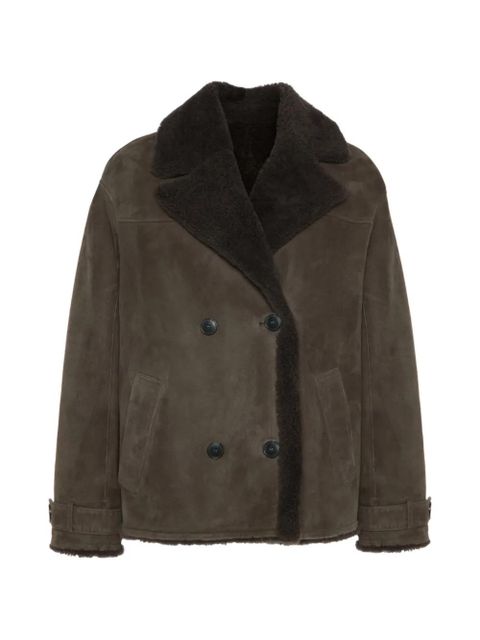 Yves Salomon shearling jacket - Brown - zdjęcie produktu nr 1