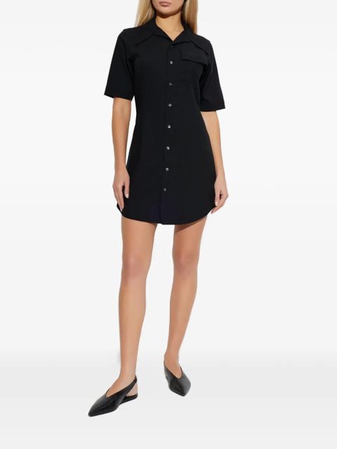AMI Paris button short-sleeve dress - Black - zdjęcie produktu nr 2