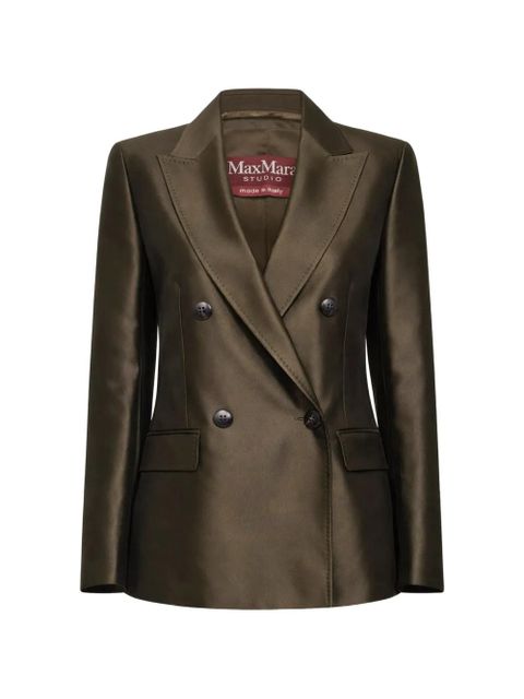 Max Mara double-breasted blazer - Green - zdjęcie produktu nr 1