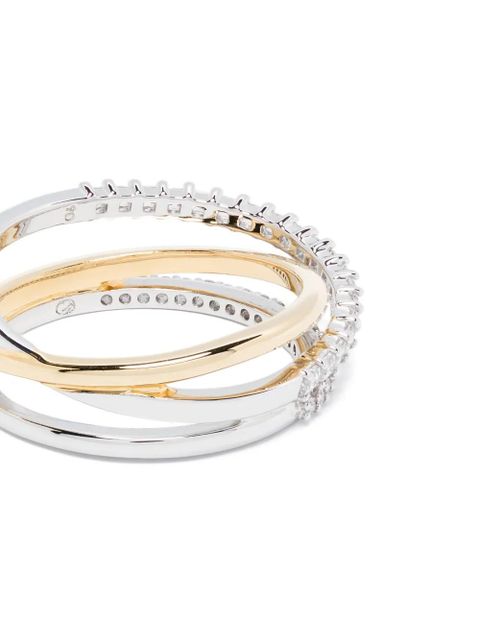 Swarovski Hyperbola band ring - White - zdjęcie produktu nr 2