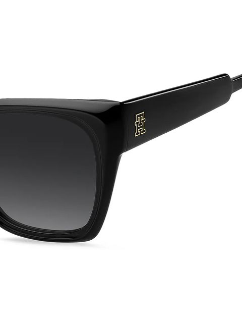 Tommy Hilfiger okulary przeciwsłoneczne damskie kolor czarny TH 2285/S
