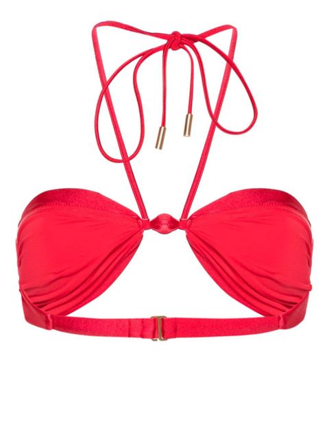 Cult Gaia Euphrasia beaded bikini top - Red - zdjęcie produktu nr 2