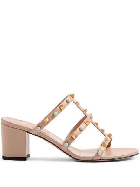 Valentino Garavani 60mm Rockstud embellished sandals - Pink