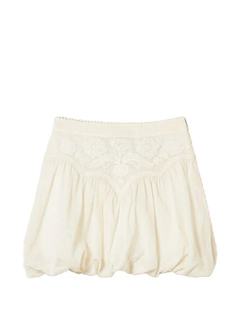 TWINSET lace-detail mini skirt - Neutrals - zdjęcie produktu nr 1