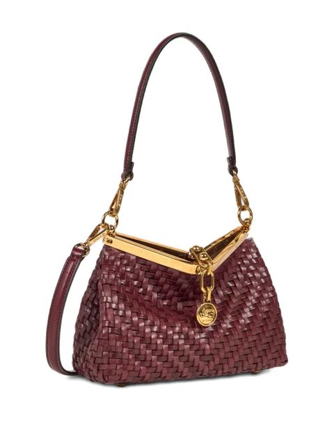 ETRO small Vella leather tote bag - Red