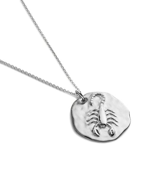 Monica Vinader Scorpio Zodiac pendant necklace - Silver