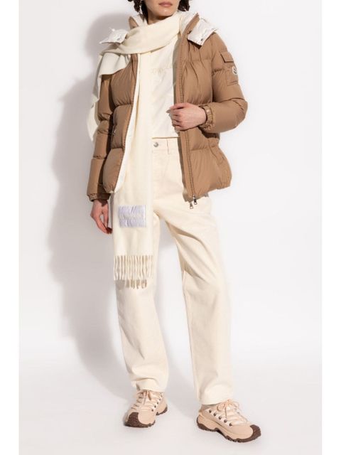 Moncler tapered leg jeans - White