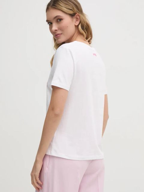 Pepe Jeans t-shirt bawełniany RUBY damski kolor biały PL506027