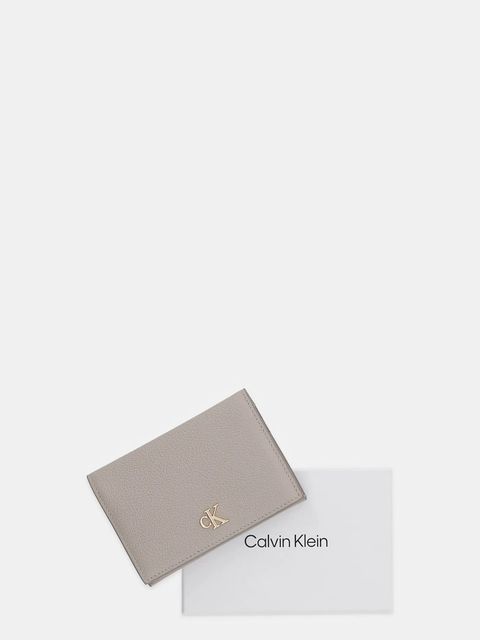 Calvin Klein etui na karty kolor beżowy LV04F1063G