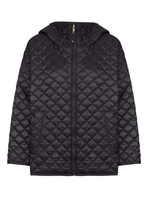 Max Mara quilted-pattern hooded jacket - Black - zdjęcie produktu nr 1