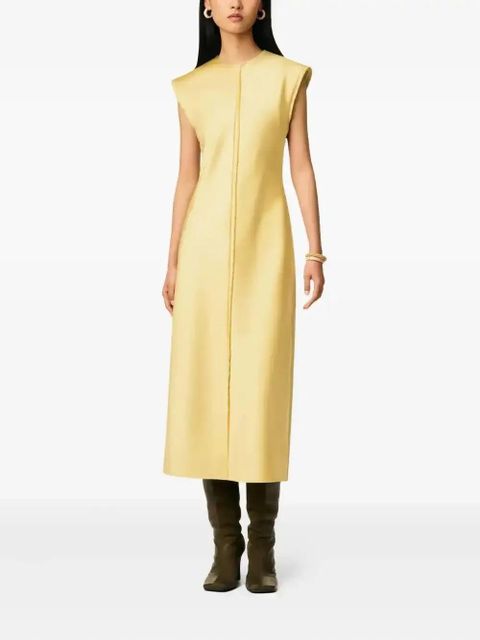 AMI Paris sleeveless midi dress - Yellow