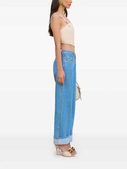 Cult Gaia Loren crop top - Neutrals