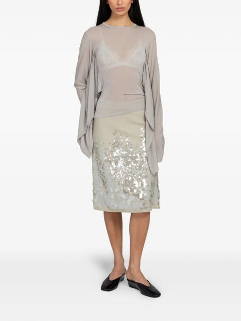 Paloma Wool Ara sequin-embellished skirt - Neutrals - zdjęcie produktu nr 2