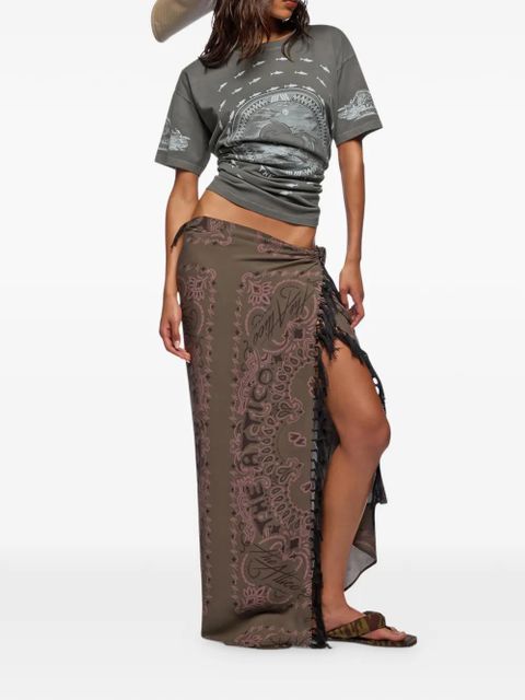 The Attico graphic-print T-shirt - Grey - zdjęcie produktu nr 2