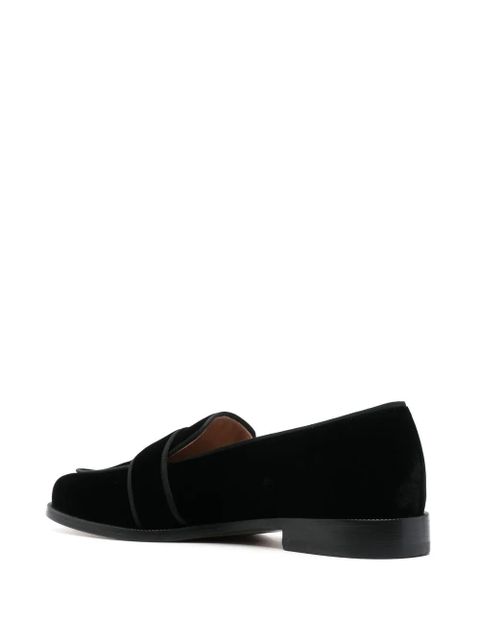 Aquazzura Martin round-toe penny loafers - Black