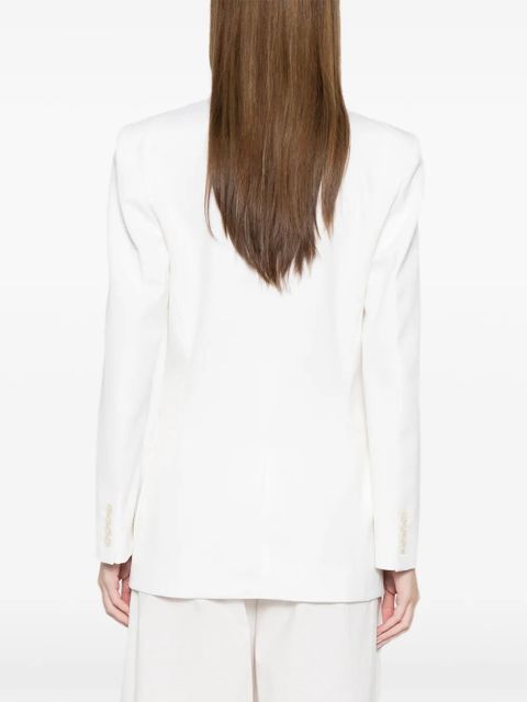Victoria Beckham Katherine patch pocket jacket - White