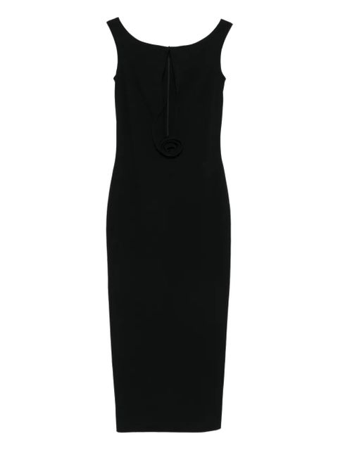 Magda Butrym rosette-detail cut-out maxi dress - Black - zdjęcie produktu nr 1