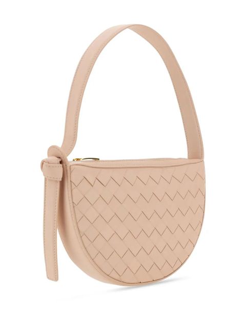 Bottega Veneta Mini Sunrise leather shoulder bag - Pink