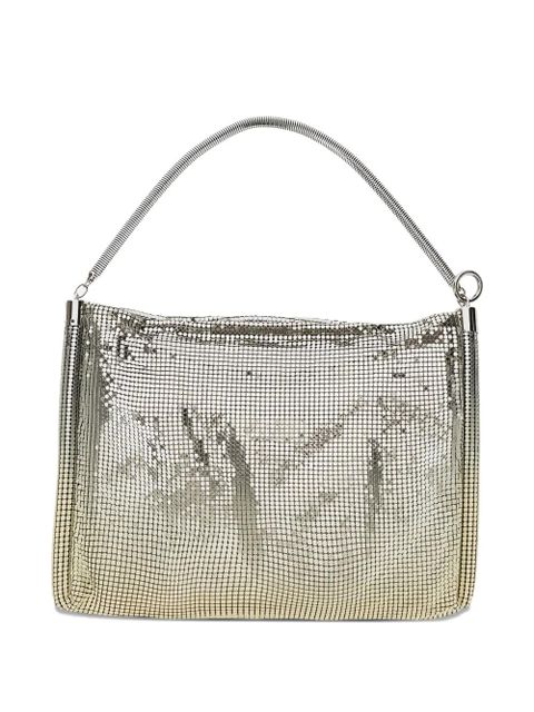 Rabanne small Pixel Tube shoulder bag - Silver - zdjęcie produktu nr 2
