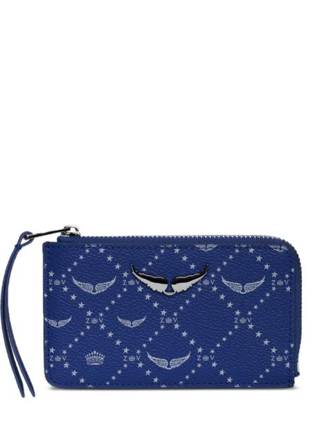 Zadig&Voltaire diamond-print wallet - Blue - zdjęcie produktu nr 1