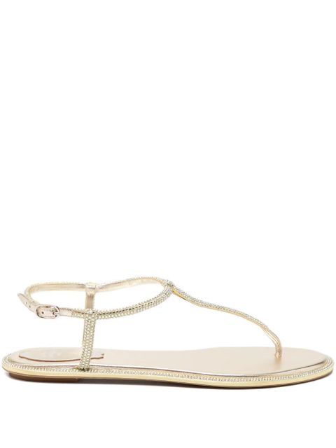 René Caovilla Diana flat sandals - Yellow - zdjęcie produktu nr 1