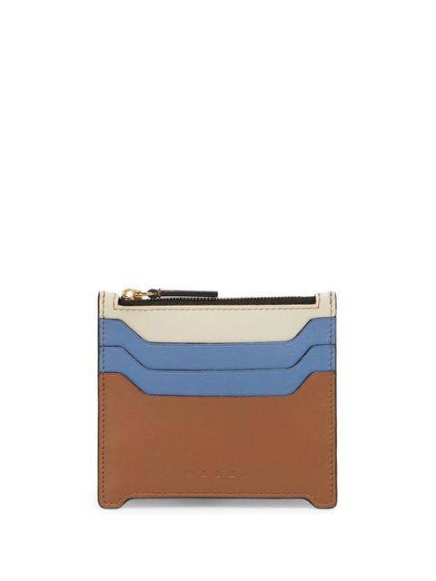 Marni logo-debossed wallet - Brown - zdjęcie produktu nr 1