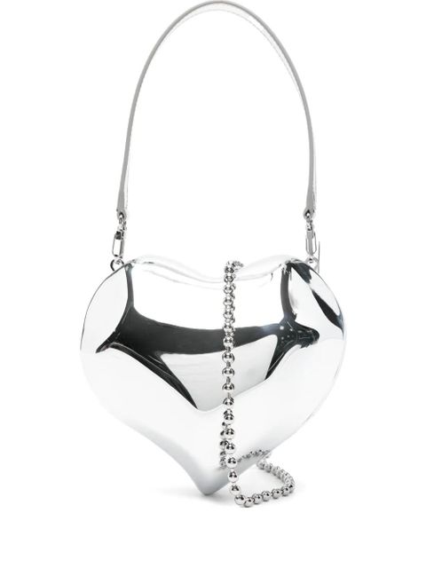 Simon Miller heart-shaped molded clutch bag - Silver - zdjęcie produktu nr 1