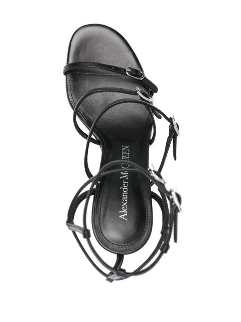 Alexander McQueen 95mm leather sandals - Black