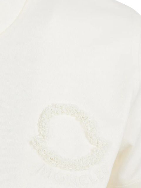 Moncler logo-patch T-shirt - Neutrals