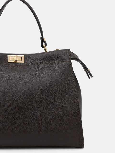 Answear.LAB torebka skórzana kolor brązowy - zdjęcie produktu nr 2