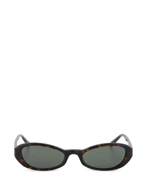 Saint Laurent oval-frame sunglasses - Brown - zdjęcie produktu nr 1