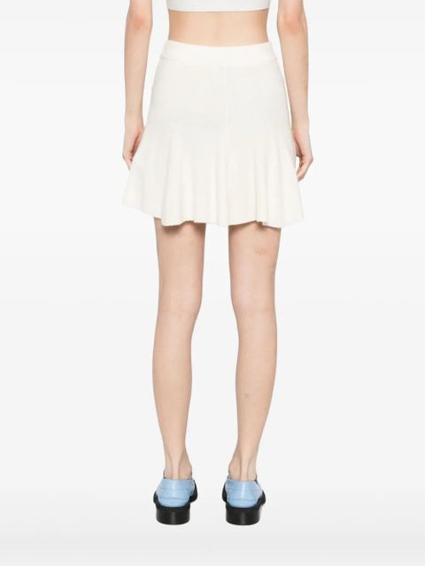 GANNI ribbed knit shirt - White - zdjęcie produktu nr 2