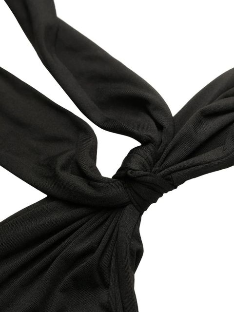 Blumarine halterneck logo-embellished bikini - Black