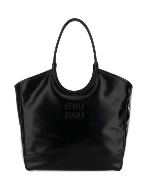 Miu Miu leather shoulder bag - Black - zdjęcie produktu nr 1