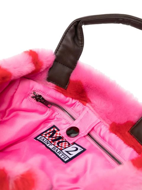 MC2 Saint Barth Colette faux-fur tote bag - Pink
