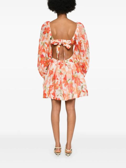 ZIMMERMANN Tranquillity mini dress - Orange