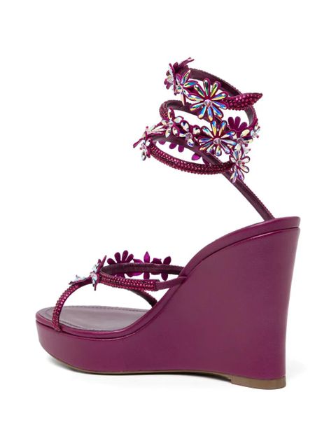 René Caovilla 105mm Cassie sandlas - Purple