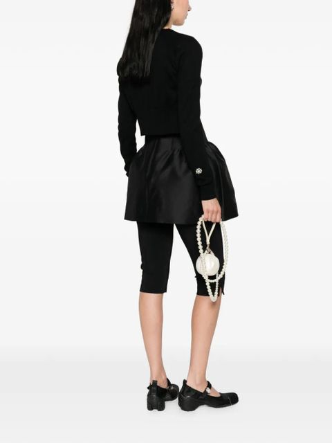 Simone Rocha pearl embellished cardigan - Black - zdjęcie produktu nr 2