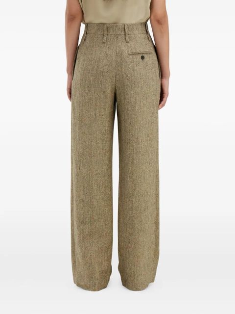 Ferragamo belt-loops trousers - Neutrals
