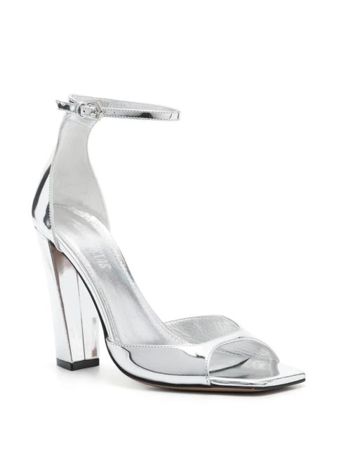 Paris Texas 105mm patent-leather sandals - Silver - zdjęcie produktu nr 2