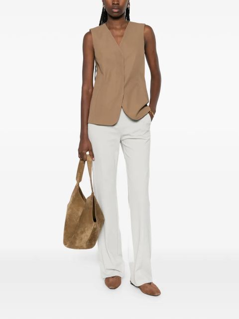 PINKO buttoned straight trousers - Neutrals - zdjęcie produktu nr 2