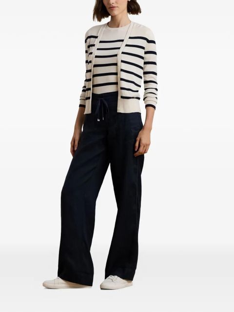 Lauren Ralph Lauren drawstring linen trousers - Blue - zdjęcie produktu nr 2
