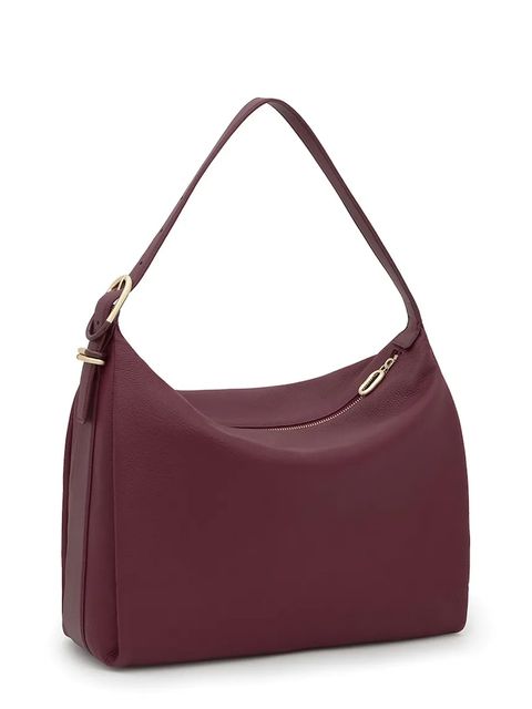 Tous torebka skórzana FOLD kolor bordowy 2002308621 - zdjęcie produktu nr 1