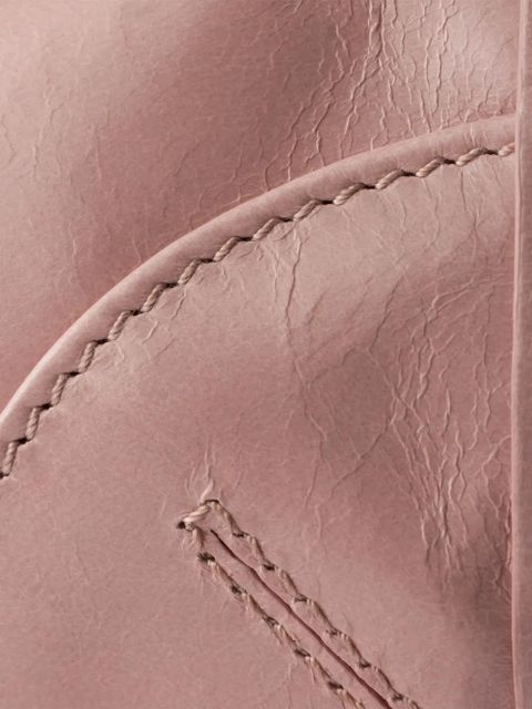 Prada mini Bonnie leather tote bag - Pink