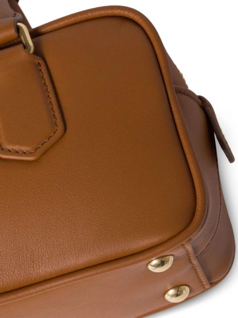 Miu Miu regular Arcadie leather tote bag - Brown