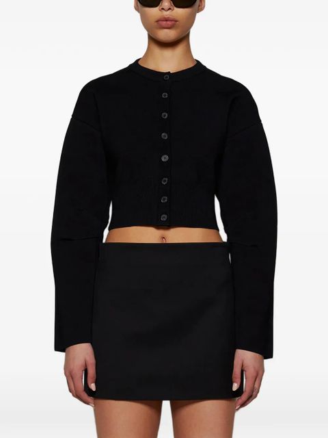 WARDROBE.NYC Matte cardigan - Black