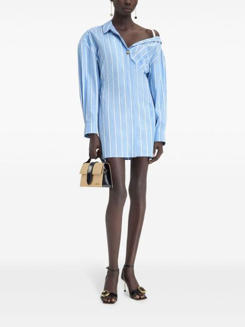Jacquemus striped cotton dress - Blue - zdjęcie produktu nr 2