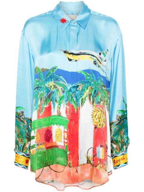 ALEMAIS x Adam Lester All Aboard shirt - Blue - zdjęcie produktu nr 1