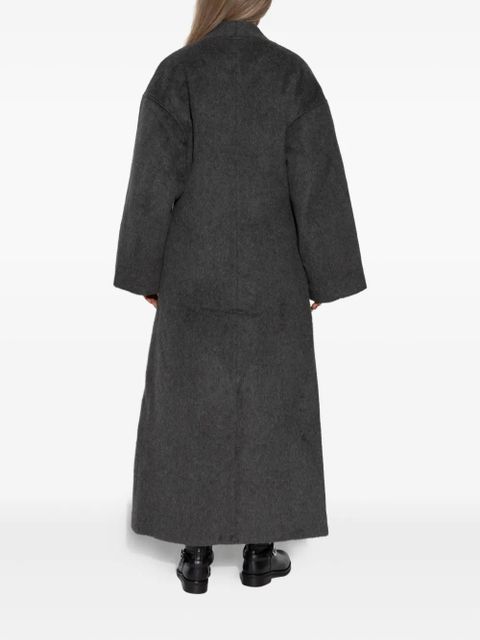 ENTIRE STUDIOS V-neck wool coat - Grey