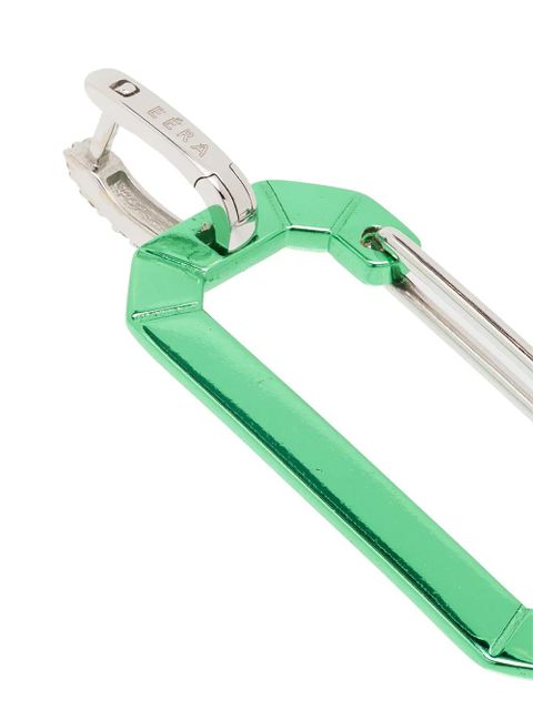 EÉRA big Chiara diamond-embellished earring - Green